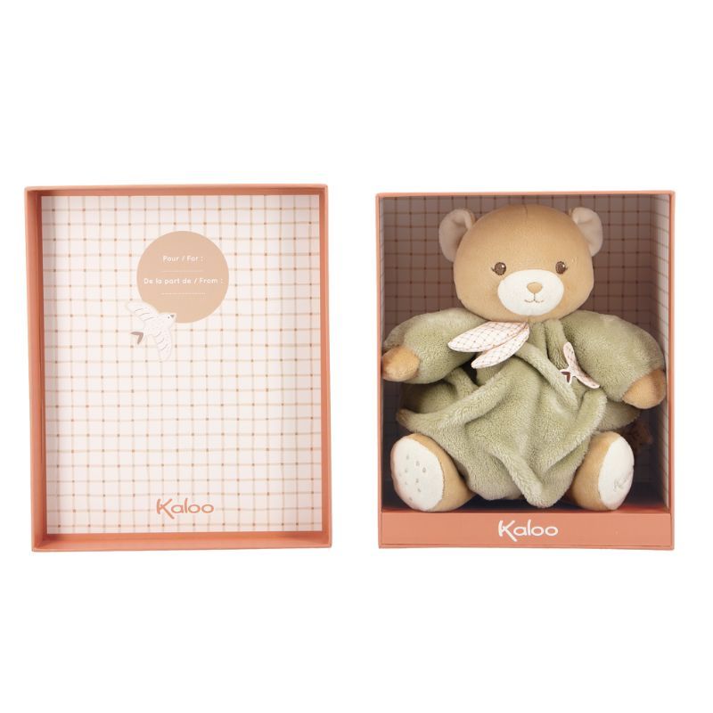Peluche ours Patapouf Petit Vert - kaloo