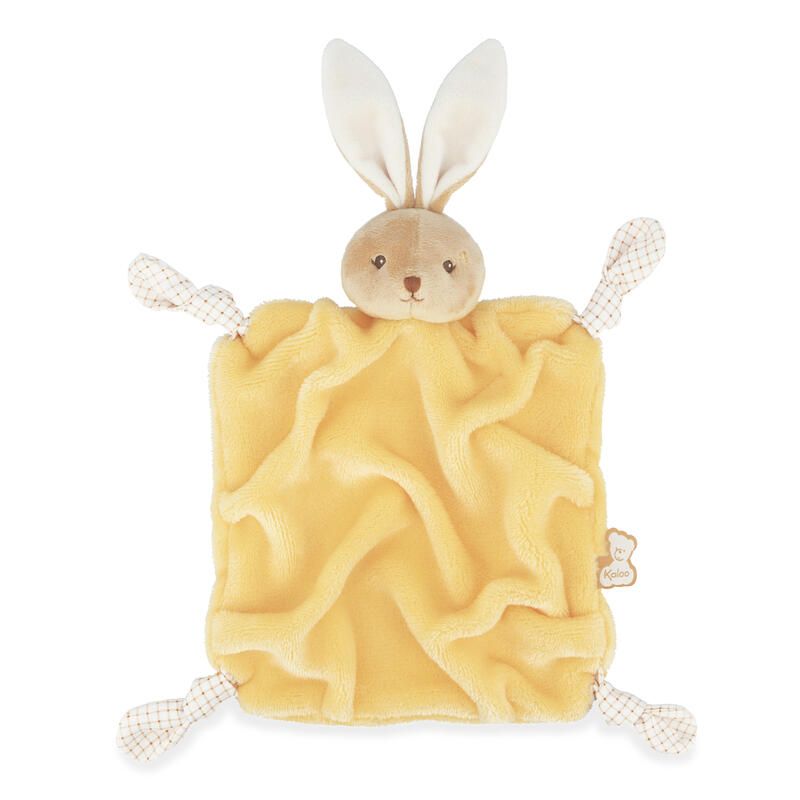 Doudou lapin Patapouf Moyen Jaune - kaloo