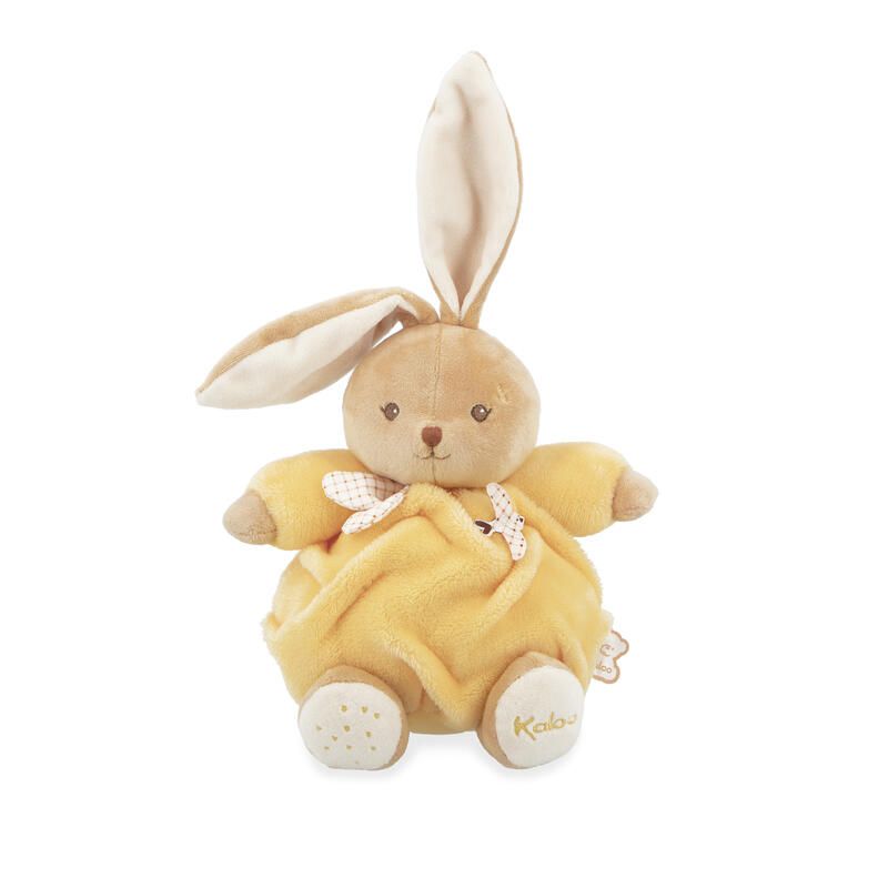 Peluche lapin Patapouf Petit Jaune - kaloo