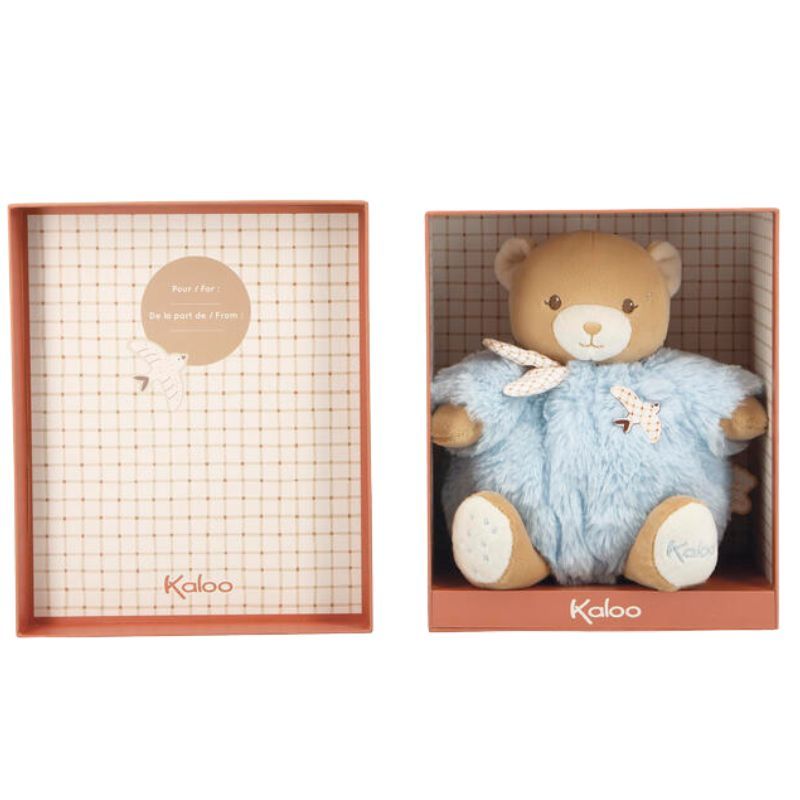 Peluche ours Patapouf Petit Bleu - kaloo