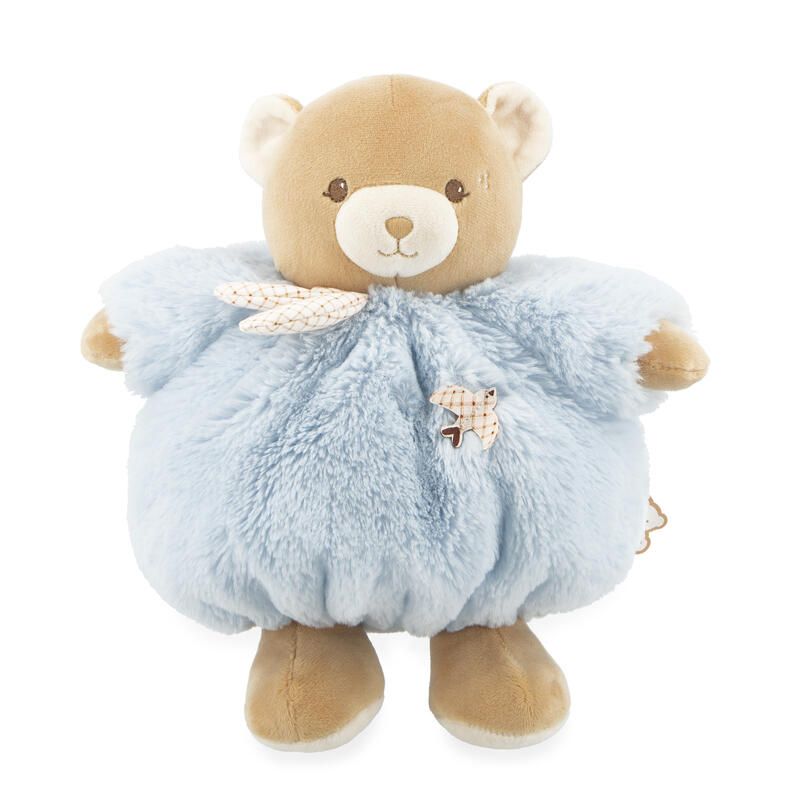 Peluche ours Patapouf Moyen Bleu - kaloo