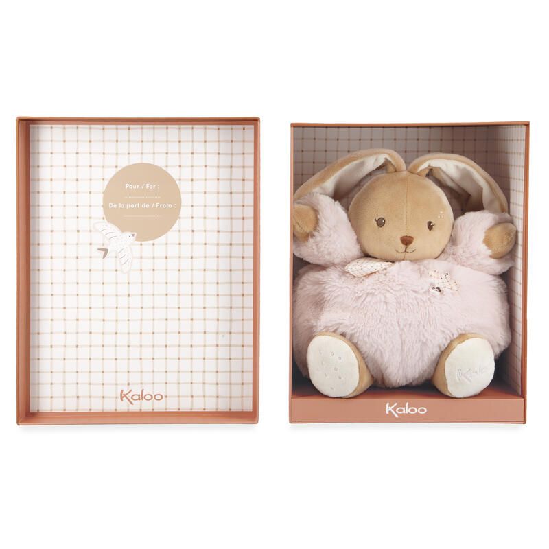 Peluche lapin Patapouf Moyen Rose - kaloo