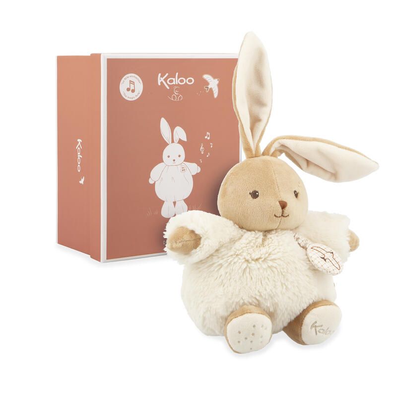 Peluche musical lapin Patapouf Petit Crème - kaloo