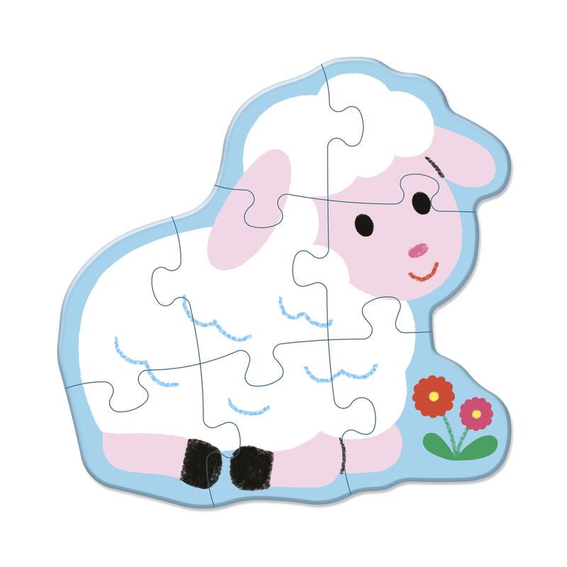 5 puzzles évolutifs ferme - janod
