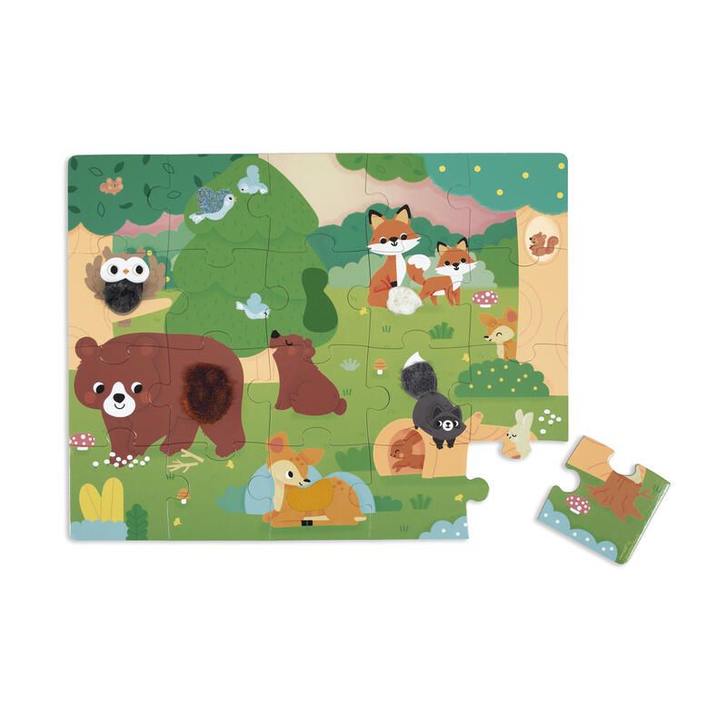 Puzzle tactile Foret - janod