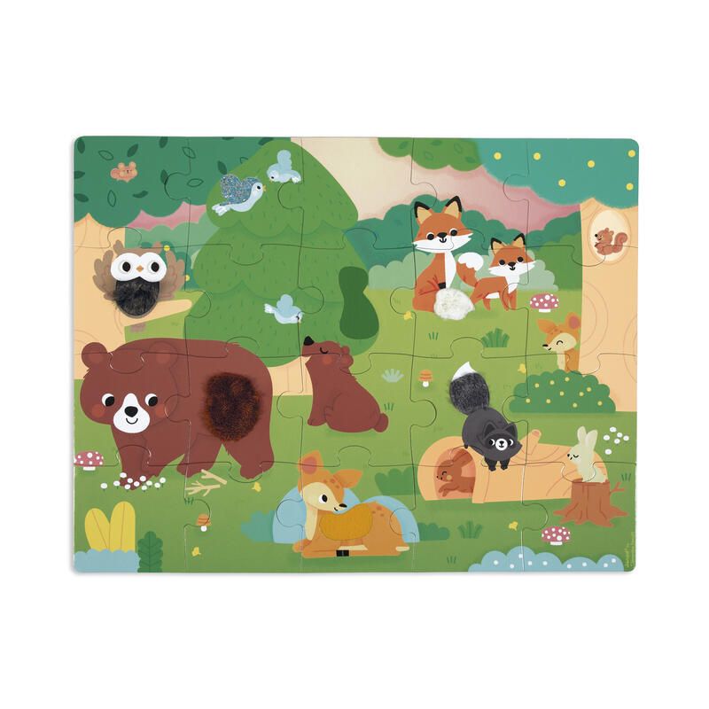 Puzzle tactile Foret - janod
