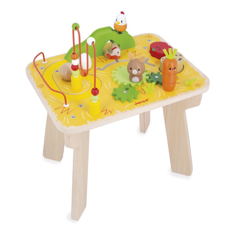 Table d'activités ferme - Bois - janod