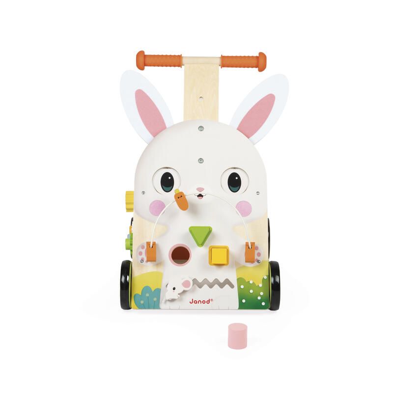 Chariot multi activités lapin - Bois - janod