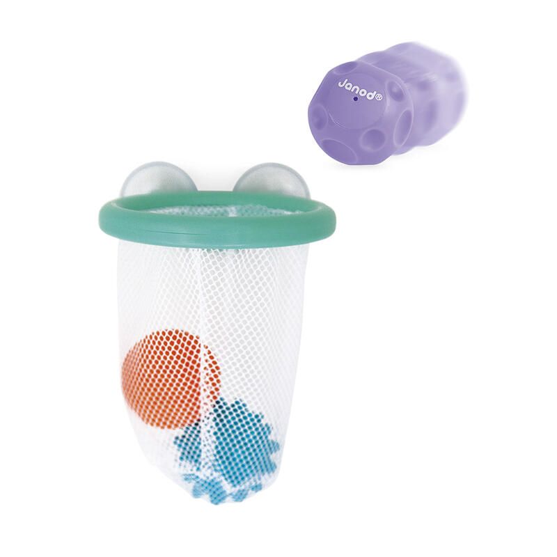 Jeu de basket pour le bain - Multicolore - janod