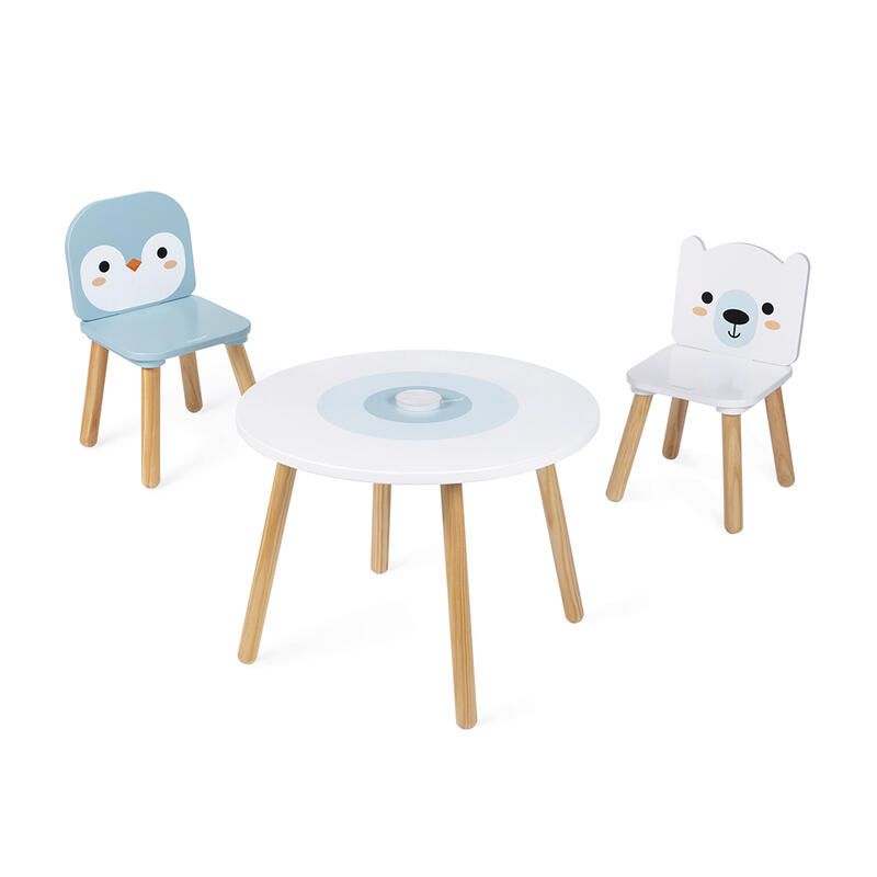 Set 1 table et 2 chaises Banquise Multicolore - janod