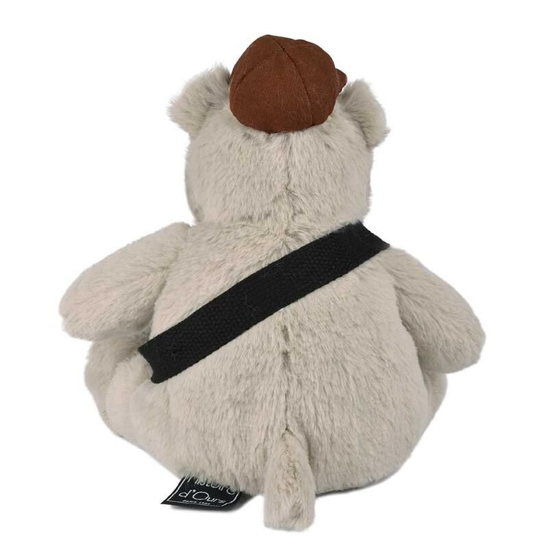 Peluche Hippopotame HELLO BROOK 20 cm Beige - histoire d'ours