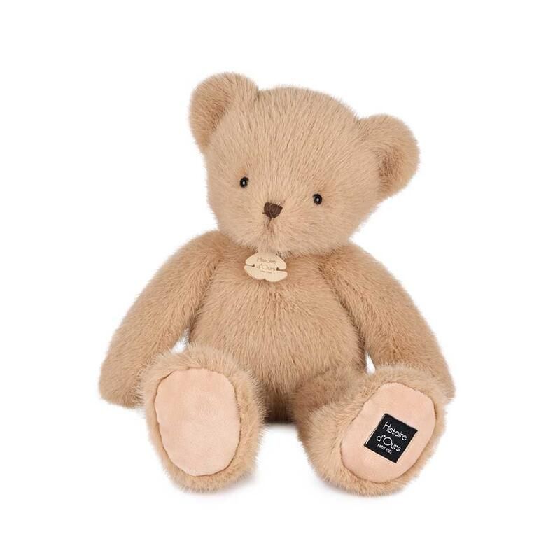Ours en peluche Clémentin 38 cm Amande - histoire d'ours