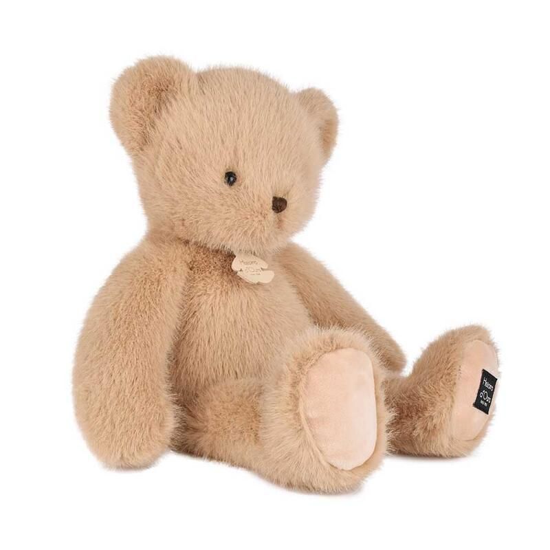 Ours en peluche Clémentin 38 cm Amande - histoire d'ours