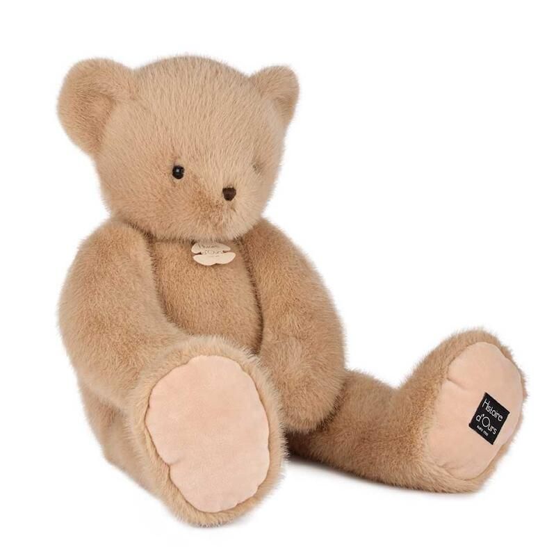Ours en peluche Clémentin 60 cm Amande - histoire d'ours