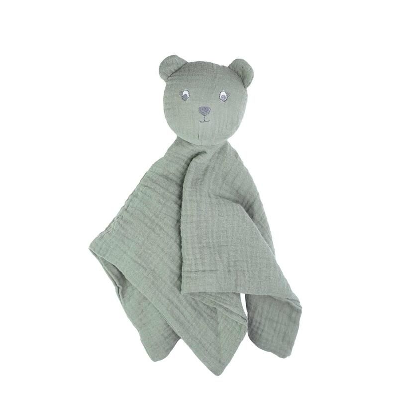 Doudou lange Ours 30x30cm Honey - Argile - trois kilos sept
