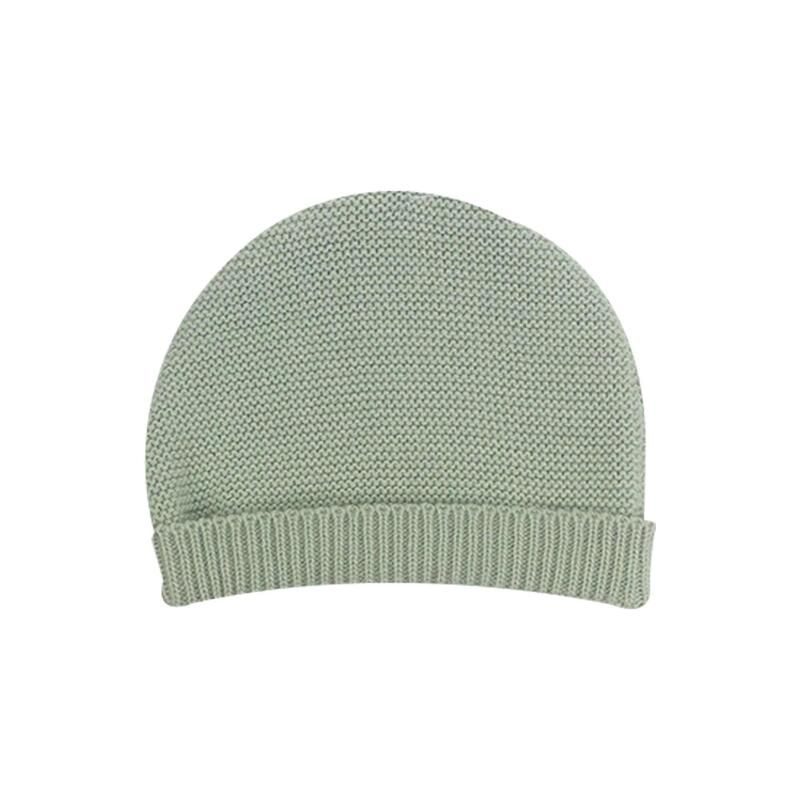 Lot Brassiere Bonnet Chausson 0-1m Vert Olive - trois kilos sept