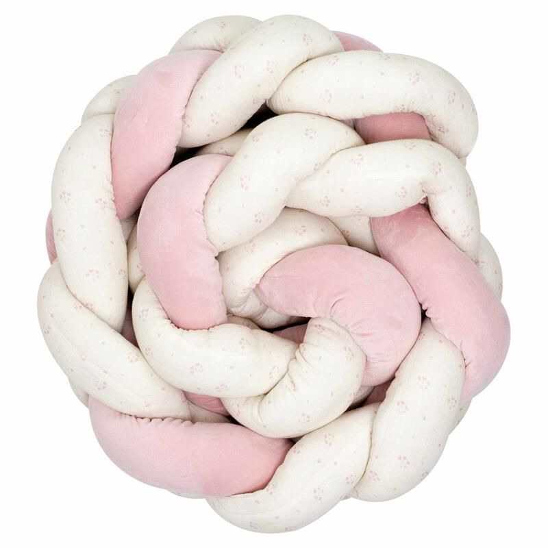 Tresse décorative 200cm Fleur - Rose - trois kilos sept