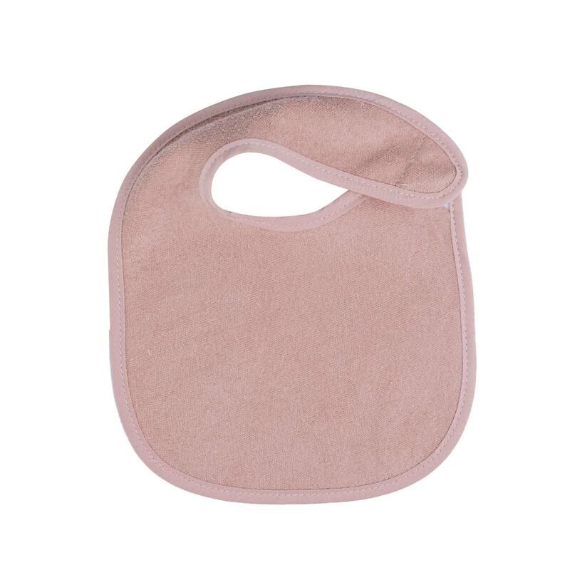Bavoirs Naissance X6 - Blanc Rose - trois kilos sept