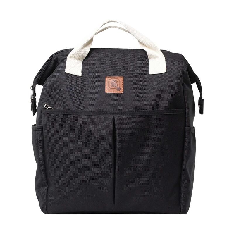 Sac à dos à langer avec tapis nomade + housse isotherme - Noir - trois kilos sept