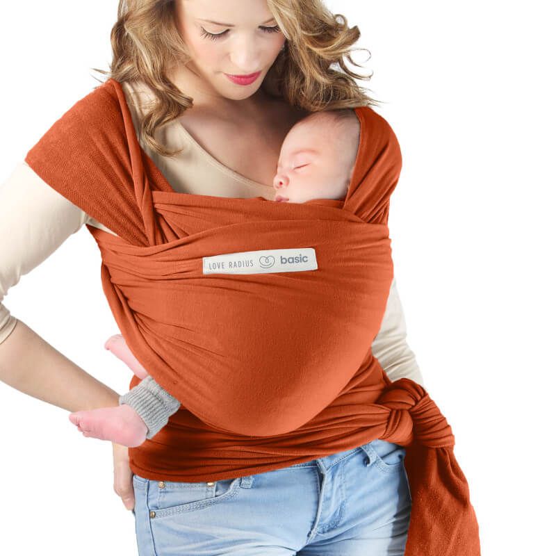 Echarpe de portage Basic Bio 0-9m Fauve - love radius
