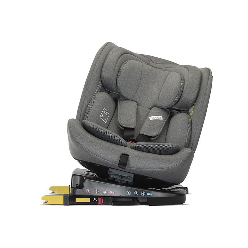 Siège auto 40-150cm  Rodeo Isofix 360 Gris - lorelli