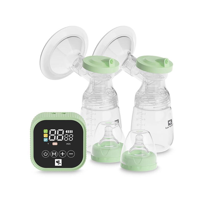 Tire-lait électrique double Eva Vert - lorelli