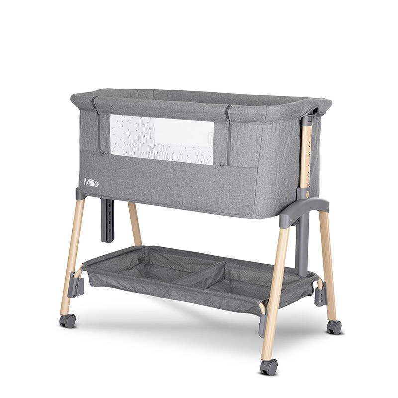 Berceau Cododo Millie Gris Bois - lorelli