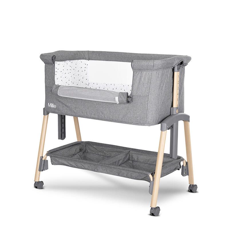 Berceau Cododo Millie Gris Bois - lorelli