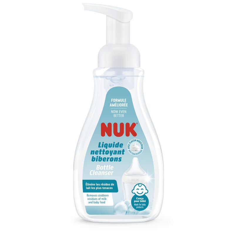 Liquide vaisselle spécial biberons avec flacon mousseur 380ml - nuk