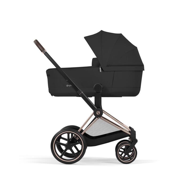 Poussette Duo Priam 5 Comfort + Nacelle pliable Rosegold Sepia Black - cybex