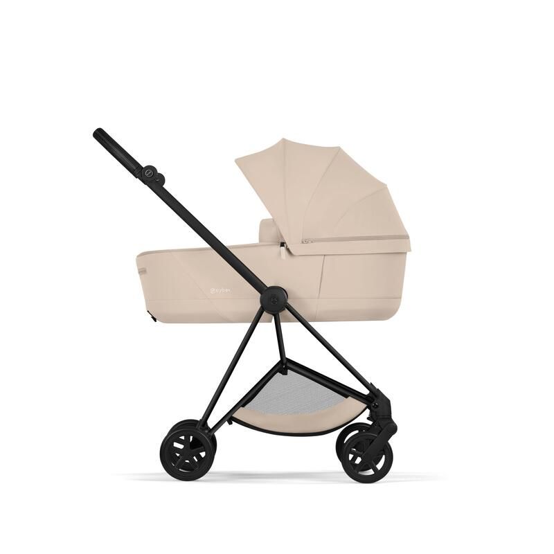 Poussette Duo Mios 4 Comfort + Nacelle pliable Matt Black Cozy Beige - cybex
