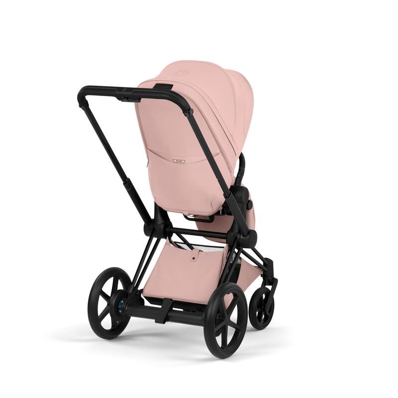 Poussette e-Priam 3 Style Matt Black Peach Pink - cybex