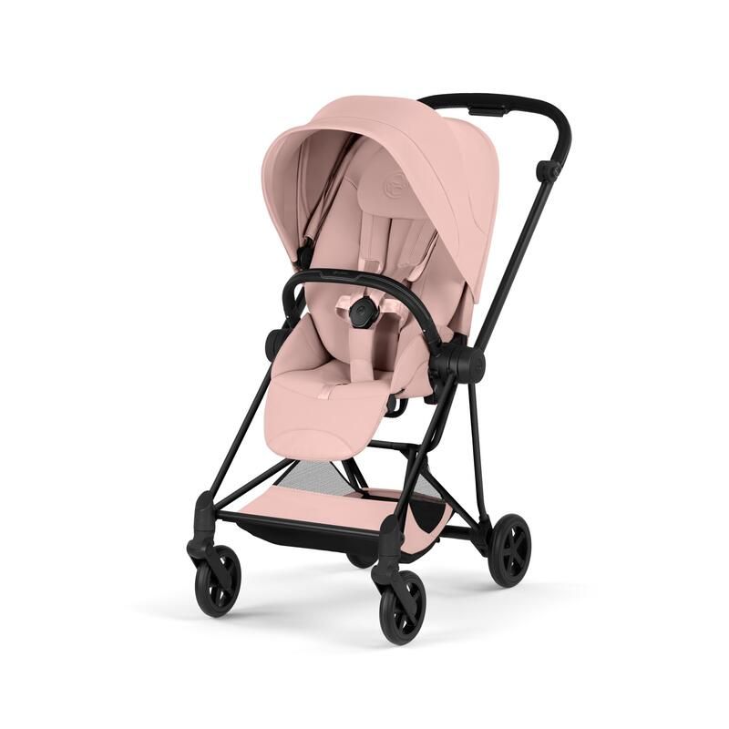 Poussette Mios 4 Style Matt Black Peach Pink - cybex
