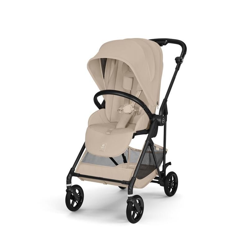 Poussette Melio 6 Carbon Almond Beige - cybex