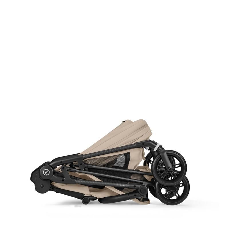 Poussette Melio 6 Carbon Almond Beige - cybex