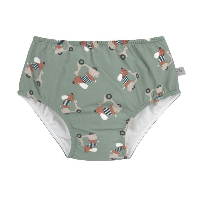 Maillot de bain couche Splash & Fun 13-18m Scooter Chien Vert - lassig