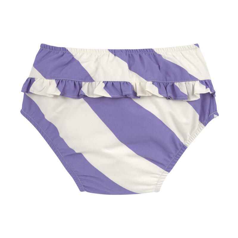 Maillot de bain couche Splash & Fun 03-06m Rayures Lilas - lassig