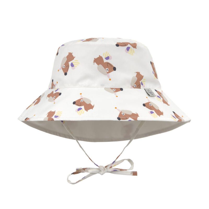 Chapeau anti-uv réversible Splash & Fun 03-06m Chien Glace Blanc - lassig