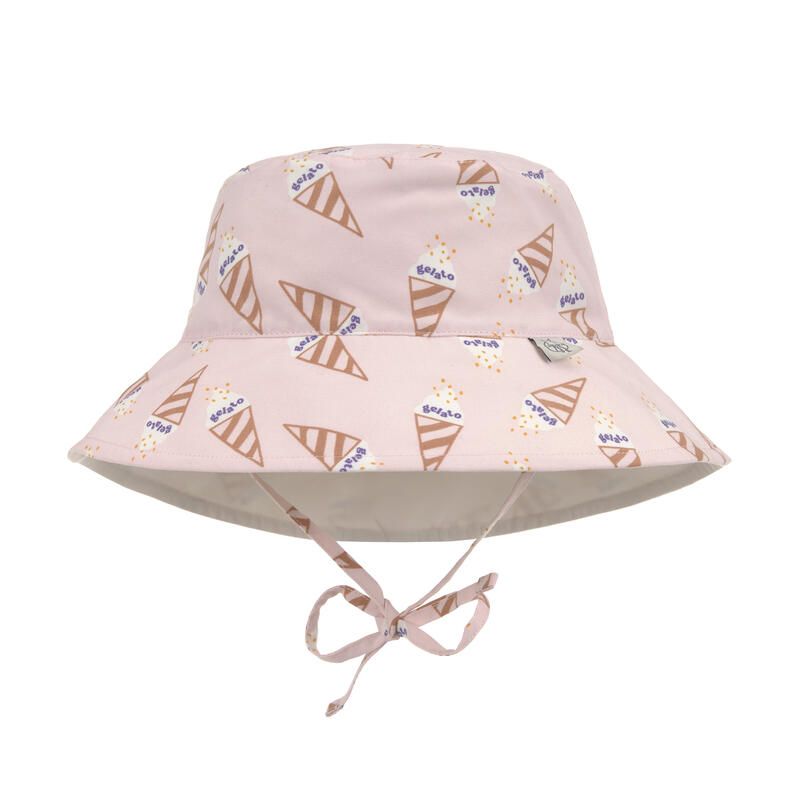 Chapeau anti-uv réversible Splash & Fun 03-06m Glace Rose - lassig