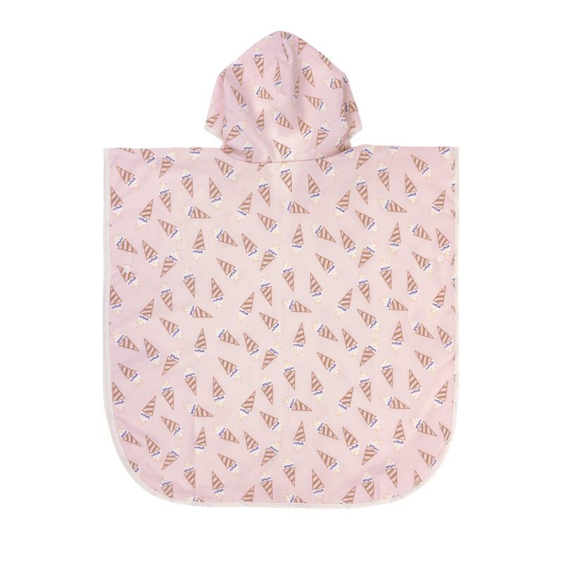 Poncho de plage Splash & Fun 12-36 mois Glace Rose - lassig
