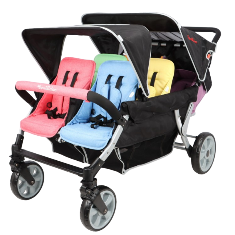 Poussette 6 Places Famillidoo Bus Multicolor - familidoo