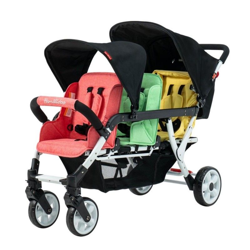 Poussette 3 Places Familidoo H3E + Ergondrive Multicolor - familidoo