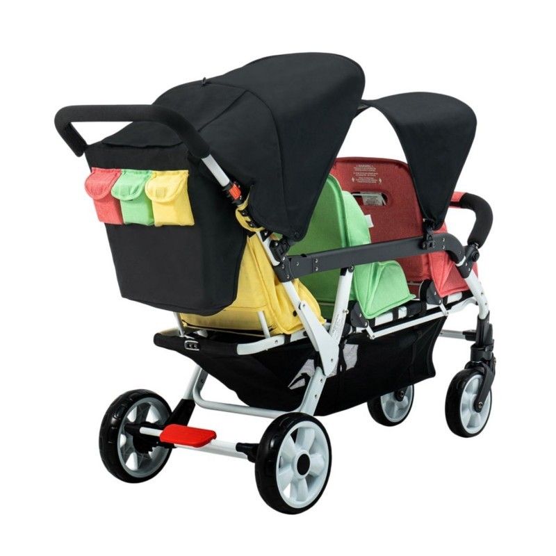Poussette 3 Places Familidoo H3E + Ergondrive Multicolor - familidoo