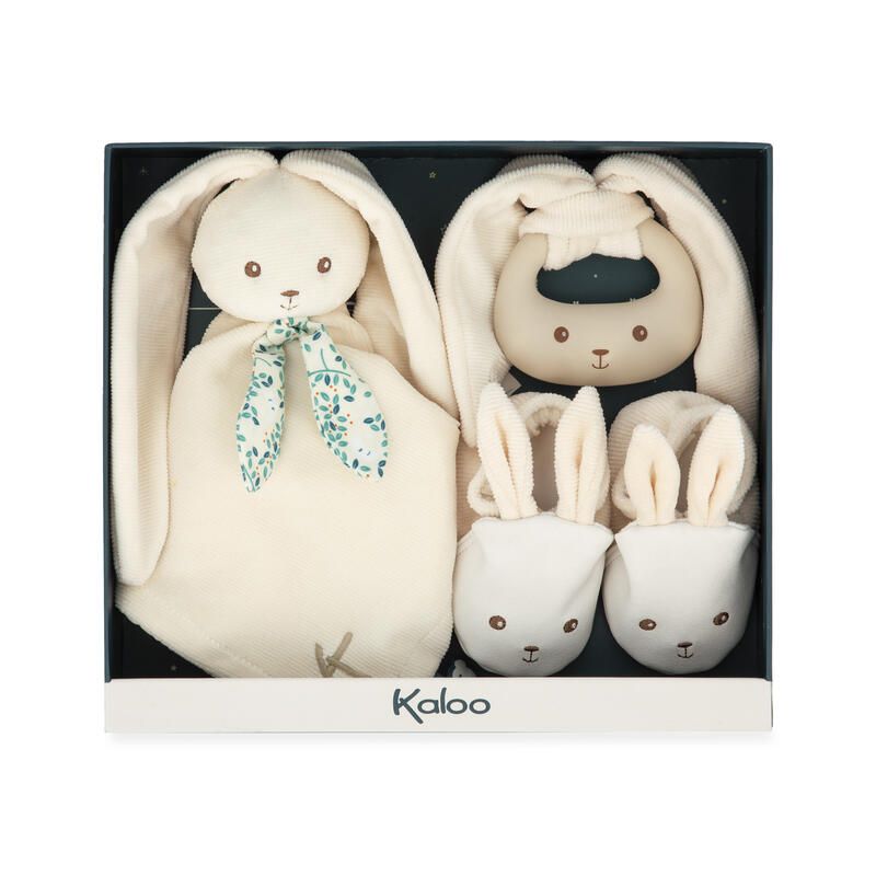 Mon Premier Coffret Naissance Lapinoo Crème - kaloo