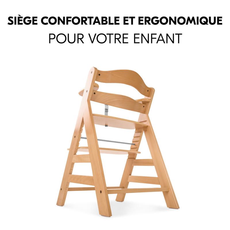 Chaise Haute Alpha+ Bois - hauck