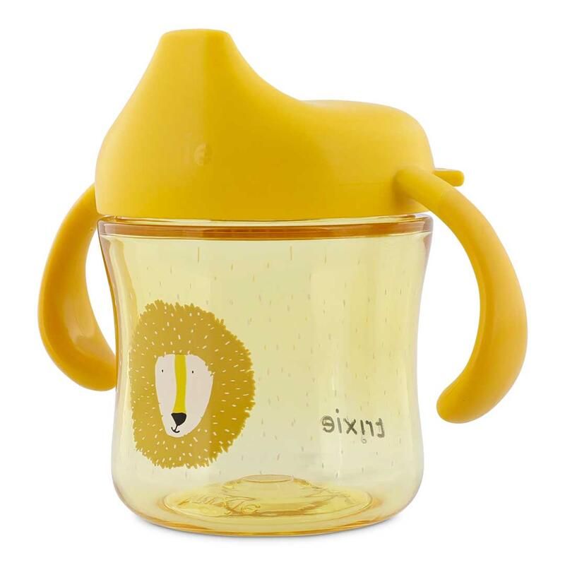 Tasse d'apprentissage avec poignées Mr Lion Jaune - trixie
