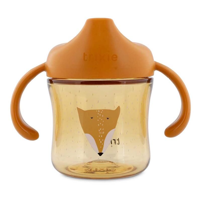 Tasse d'apprentissage avec poignées Mr Fox Orange - trixie