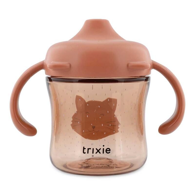 Tasse d'apprentissage avec poignées Mme Cat Rose - trixie