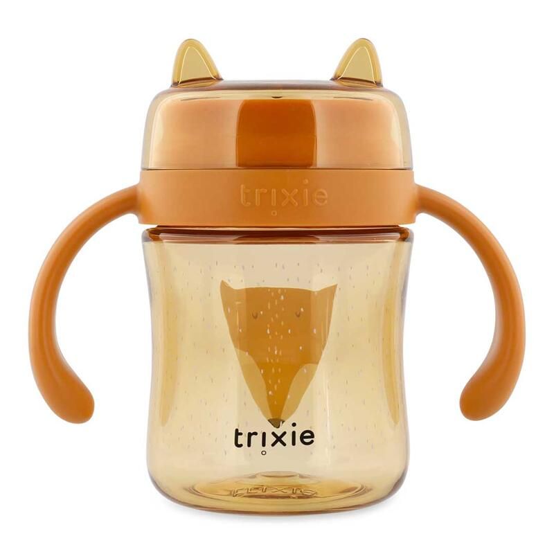 Gobelet 360 degrés avec poignées Mr Fox Orange - trixie