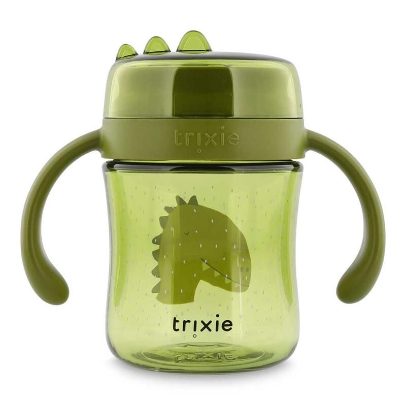 Gobelet 360 degrés avec poignées Mr Dino Vert - trixie